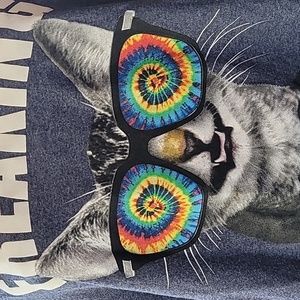 MEOW CAT 🐈 tshirt. Mens 2X 2xl xxl